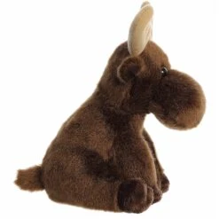 Lil Monty The Little Baby Moose Stuffed Animal By Aurora 4 Lil Monty The Little Baby Moose Stuffed Animal By Aurora -Stuffed Toy Store AR 03515 3
