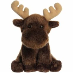 Lil Monty The Little Baby Moose Stuffed Animal By Aurora 5 Lil Monty The Little Baby Moose Stuffed Animal By Aurora -Stuffed Toy Store AR 03515 4