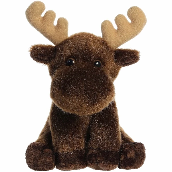 Lil Monty The Little Baby Moose Stuffed Animal By Aurora 3 Lil Monty The Little Baby Moose Stuffed Animal By Aurora - Image 3