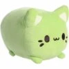 Green Tea The Green Stuffed Cat Meowchi Plush By Aurora