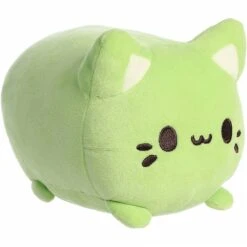 Green Tea The Green Stuffed Cat Meowchi Plush By Aurora