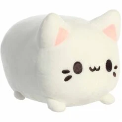 Custard The White Stuffed Cat Meowchi Plush By Aurora