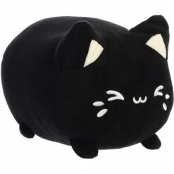 Black Sesame The Black Stuffed Cat Meowchi Plush By Aurora