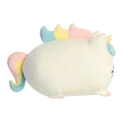 White 15 Inch Stuffed Unicorn Cat Meowchi Plush By Aurora -Stuffed Toy Store AR 14276 5