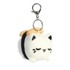 Clip-On Salmon Sushi Stuffed Cat Meowchi By Aurora