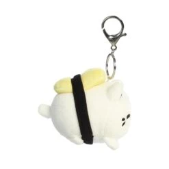 Clip-On Tamago Sushi Stuffed Cat Meowchi By Aurora -Stuffed Toy Store AR 14310 4