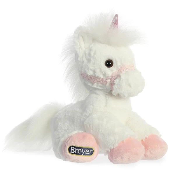 Breyer Bridle Buddies Stuffed White Unicorn By Aurora 1 Breyer Bridle Buddies Stuffed White Unicorn By Aurora