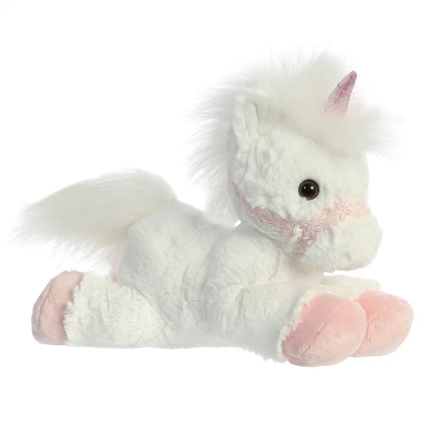 Breyer Bridle Buddies Stuffed White Unicorn By Aurora 4 Breyer Bridle Buddies Stuffed White Unicorn By Aurora - Image 4