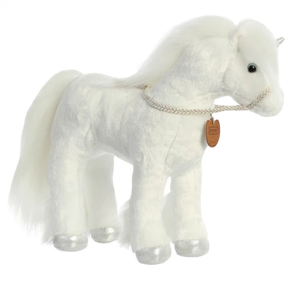 Breyer Showstoppers White Unicorn Stuffed Animal By Aurora 1 Breyer Showstoppers White Unicorn Stuffed Animal By Aurora
