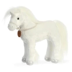 Breyer Showstoppers White Unicorn Stuffed Animal By Aurora 5 Breyer Showstoppers White Unicorn Stuffed Animal By Aurora -Stuffed Toy Store AR 14375 4