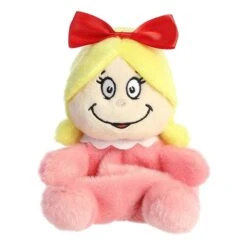 Dr. Seuss Stuffed Cindy-Lou Who Palm Pals Plush By Aurora