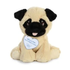Precious Moments Bella Pug Stuffed Animal By Aurora