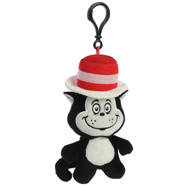 Dr. Seuss Cat In The Hat Clip-On Stuffed Animal By Aurora 2 Dr. Seuss Cat In The Hat Clip-On Stuffed Animal By Aurora - Image 2
