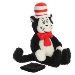 Dr. Seuss Cat In The Hat Magnetic Shoulderkins Plush By Aurora