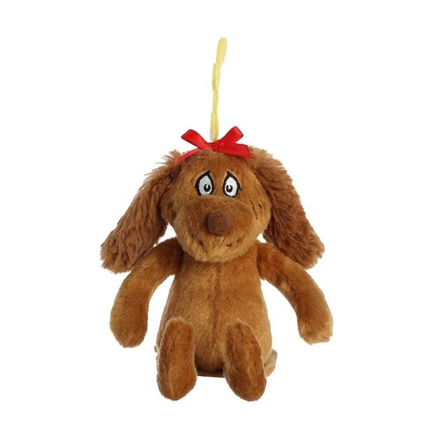 Dr. Seuss Max The Dog Magnetic Shoulderkins Plush By Aurora 2 Dr. Seuss Max The Dog Magnetic Shoulderkins Plush By Aurora - Image 2