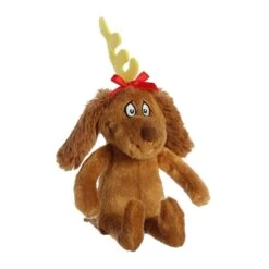 Dr. Seuss Max The Dog Magnetic Shoulderkins Plush By Aurora 7 Dr. Seuss Max The Dog Magnetic Shoulderkins Plush By Aurora -Stuffed Toy Store AR 15959 4