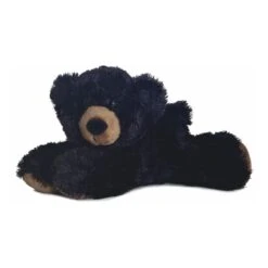 Sullivan The Stuffed Black Bear Cub Mini Flopsie By Aurora