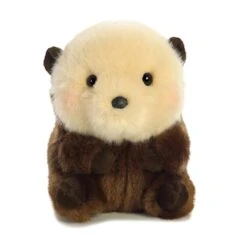 Smiles The Sea Otter Stuffed Animal 5 Inch Rolly Pet By Aurora