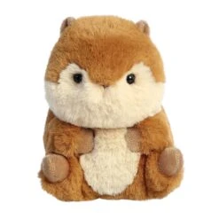 Romper The Stuffed Chipmunk 5 Inch Rolly Pet Plush By Aurora