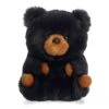 Cuddles The Stuffed Black Bear 5 Inch Rolly Pet Plush By Aurora