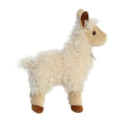 Realistic Stuffed Llama 8.5 Inch Miyoni Plush By Aurora -Stuffed Toy Store AR 26428 4