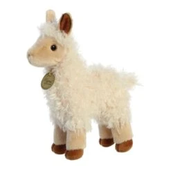 Realistic Stuffed Llama 8.5 Inch Miyoni Plush By Aurora -Stuffed Toy Store AR 26428 6