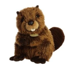 Realistic Stuffed Beaver 9 Inch Miyoni Plush By Aurora
