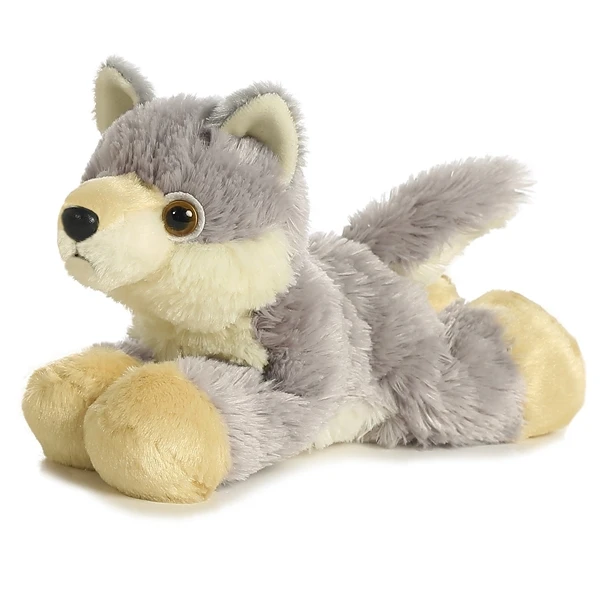 Woolsey The Stuffed Wolf Mini Flopsie By Aurora 1 Woolsey The Stuffed Wolf Mini Flopsie By Aurora