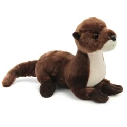 Plush Sliddy The Stuffed River Otter Mini Flopsie By Aurora