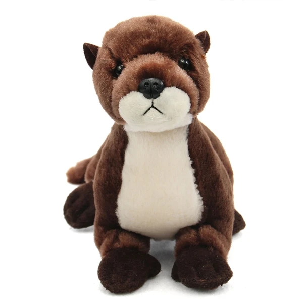Plush Sliddy The Stuffed River Otter Mini Flopsie By Aurora 2 Plush Sliddy The Stuffed River Otter Mini Flopsie By Aurora - Image 2