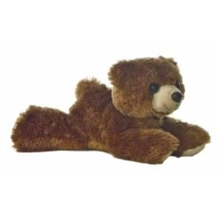 Barnsworth The Stuffed Grizzly Bear Mini Flopsie By Aurora