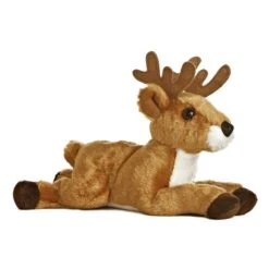 Chuck The Stuffed Buck Plush Mini Flopsie Deer By Aurora