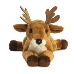 Points The Stuffed Whitetail Buck Deer Flopsie By Aurora