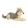 Jumbo Plush Wolf Super Flopsie Stuffed Animal By Aurora