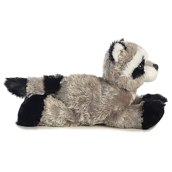 Little Rascal The Stuffed Raccoon Mini Flopsie By Aurora 2 Little Rascal The Stuffed Raccoon Mini Flopsie By Aurora - Image 2