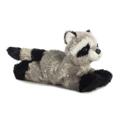 Little Rascal The Stuffed Raccoon Mini Flopsie By Aurora 5 Little Rascal The Stuffed Raccoon Mini Flopsie By Aurora -Stuffed Toy Store AR 31718 4