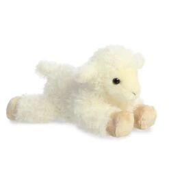Little Luna The Stuffed Lamb Mini Flopsie By Aurora