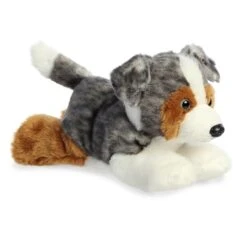 Stuffed Australian Shepherd Mini Flopsie By Aurora