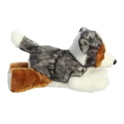 Stuffed Australian Shepherd Mini Flopsie By Aurora -Stuffed Toy Store AR 31843 4