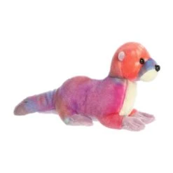 Plush Rainbow River Otter Mini Flopsie By Aurora -Stuffed Toy Store AR 31853 4