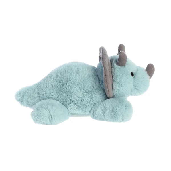 Plush Triceratops Mini Flopsie Dinosaur By Aurora 3 Plush Triceratops Mini Flopsie Dinosaur By Aurora - Image 3