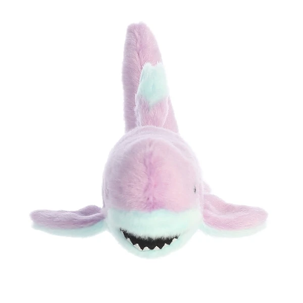 Plush Colorful Shark Mini Flopsie By Aurora 2 Plush Colorful Shark Mini Flopsie By Aurora - Image 2