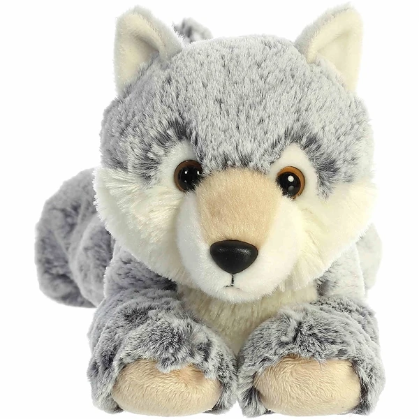 Winter The Stuffed Wolf Flopsie Plush By Aurora 2 Winter The Stuffed Wolf Flopsie Plush By Aurora - Image 2