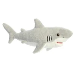 Stuffed Great White Shark Flopsie By Aurora