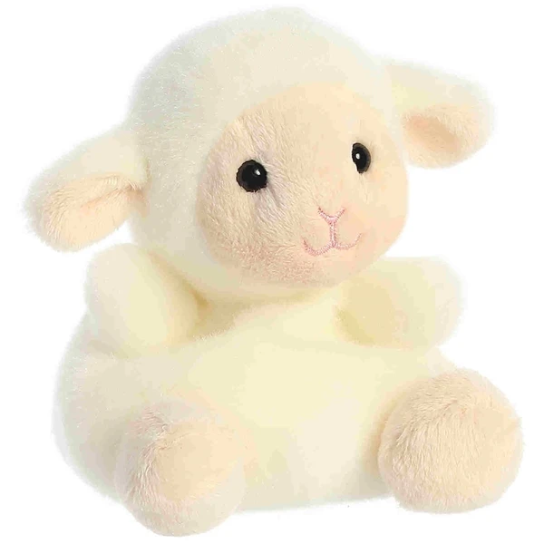 Woolly The Stuffed Lamb Palm Pals Plush By Aurora 2 Woolly The Stuffed Lamb Palm Pals Plush By Aurora - Image 2