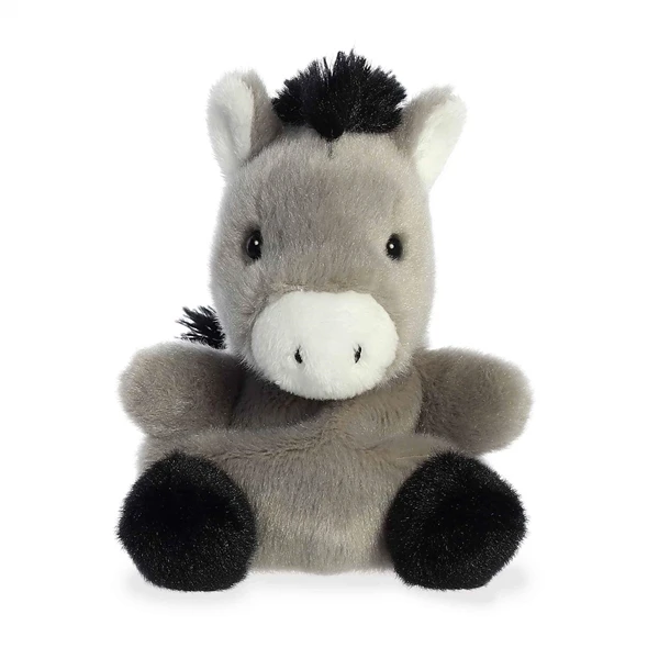Eli The Stuffed Donkey Palm Pals Plush By Aurora 1 Eli The Stuffed Donkey Palm Pals Plush By Aurora