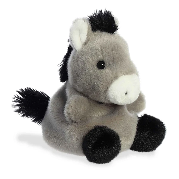 Eli The Stuffed Donkey Palm Pals Plush By Aurora 2 Eli The Stuffed Donkey Palm Pals Plush By Aurora - Image 2