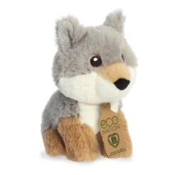Eco Nation Mini Stuffed Wolf By Aurora
