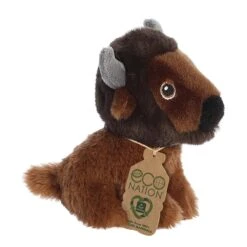 Eco Nation Mini Stuffed Bison By Aurora -Stuffed Toy Store AR 35084 4