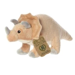 Eco Nation Stuffed Triceratops Dinosaur By Aurora -Stuffed Toy Store AR 35103 6